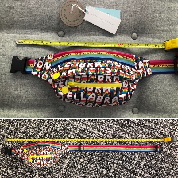 Stella McCartney Logo Rainbow Bum Bag Fanny Pack - Picture 14 of 14
